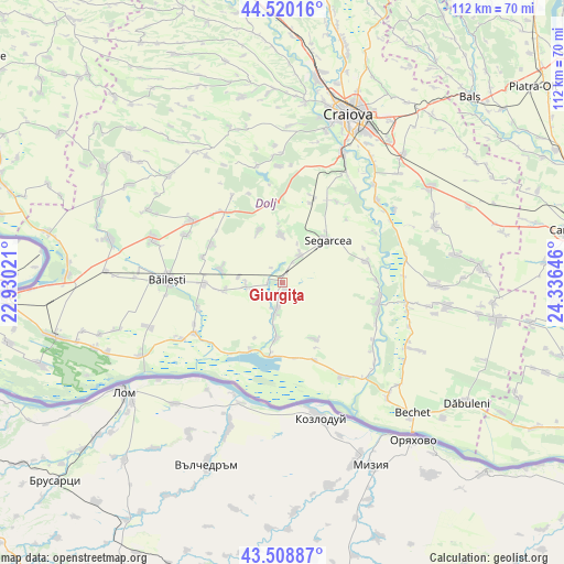 Giurgiţa on map