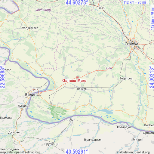 Galicea Mare on map