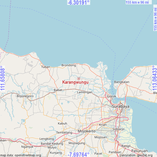 Karangwungu on map