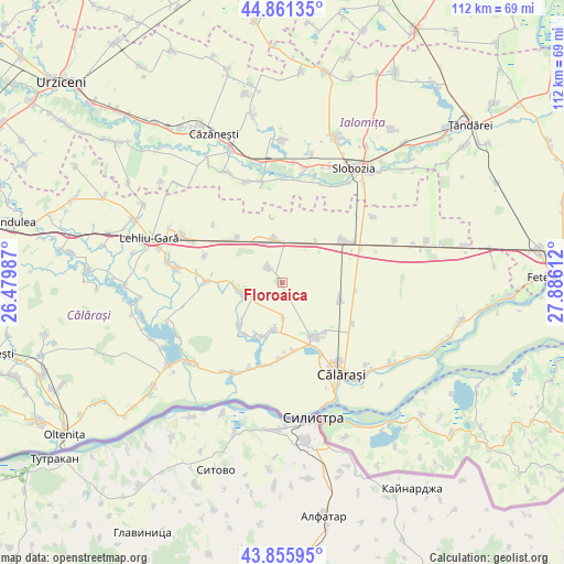 Floroaica on map