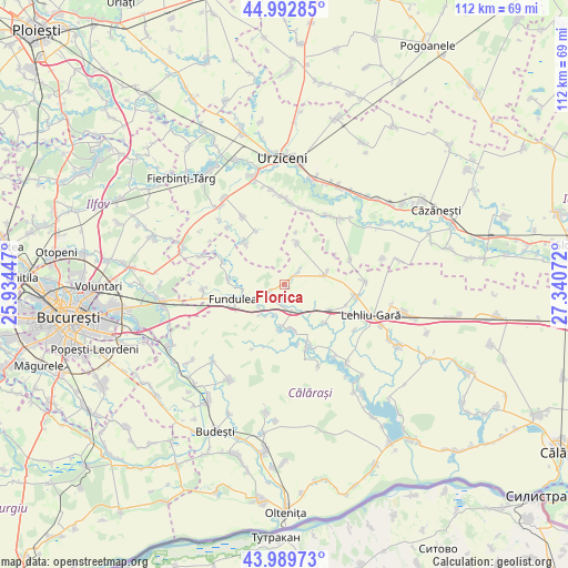 Florica on map