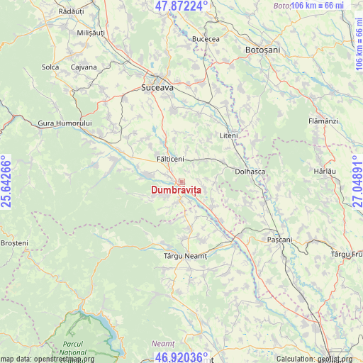 Dumbrăvița on map