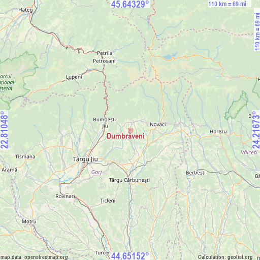 Dumbrăveni on map