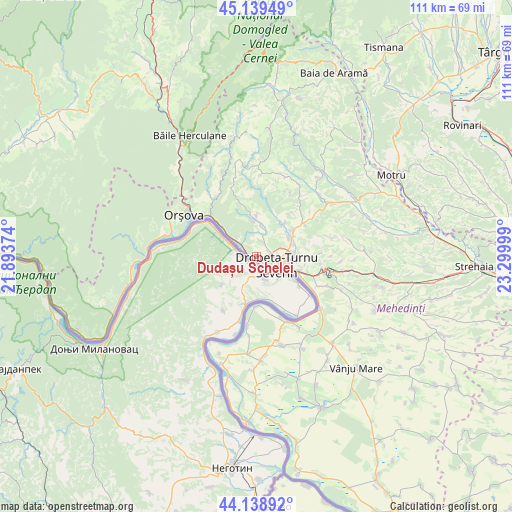 Dudașu Schelei on map