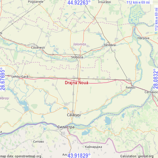 Drajna Nouă on map
