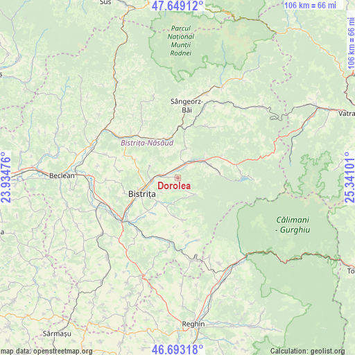 Dorolea on map