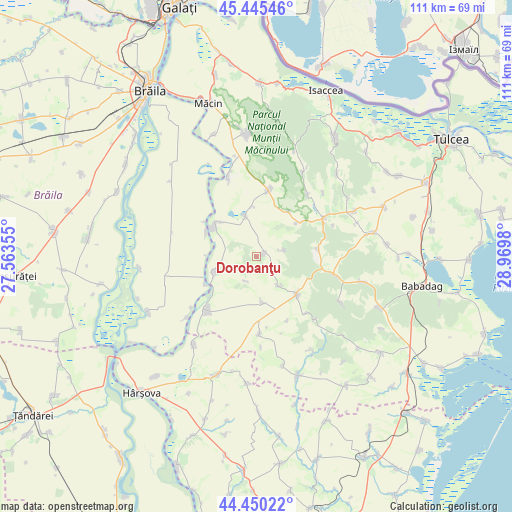 Dorobanţu on map