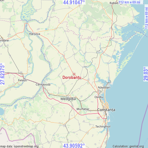 Dorobanțu on map