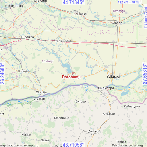 Dorobanţu on map