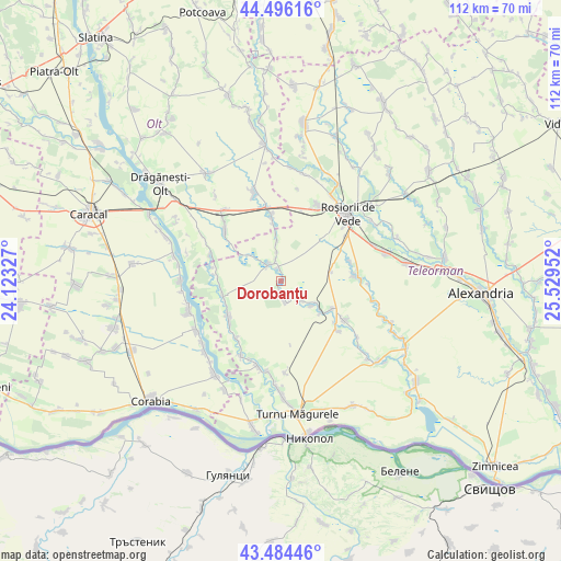 Dorobanțu on map