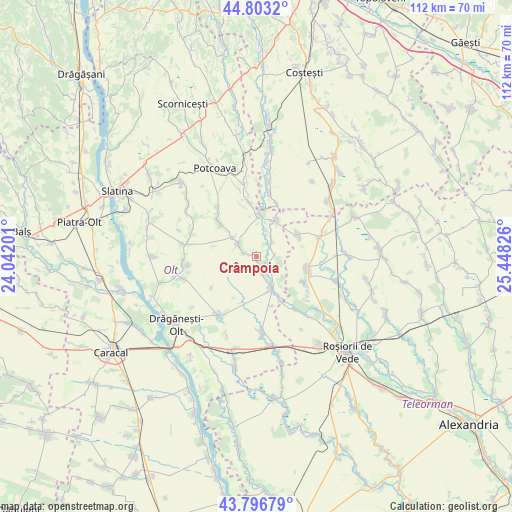 Crâmpoia on map