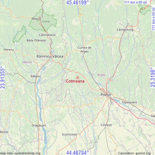 Cotmeana on map