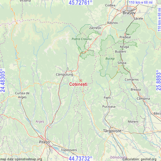 Cotenești on map