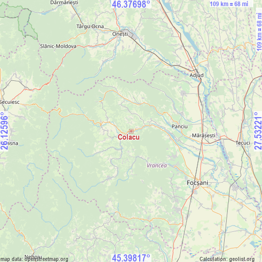 Colacu on map