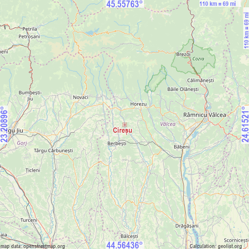 Cireșu on map