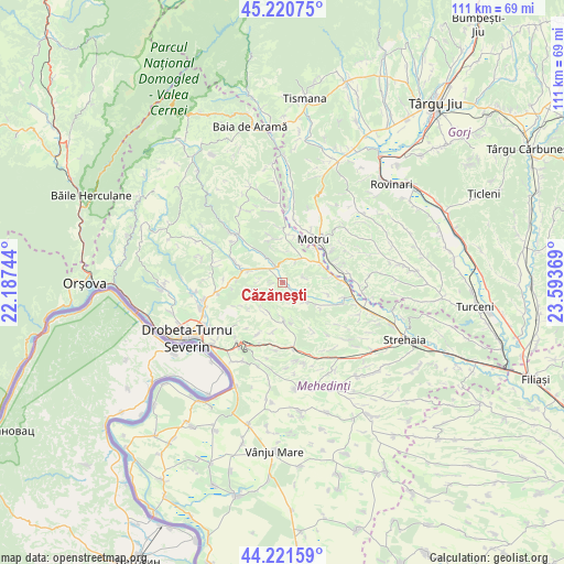 Căzăneşti on map