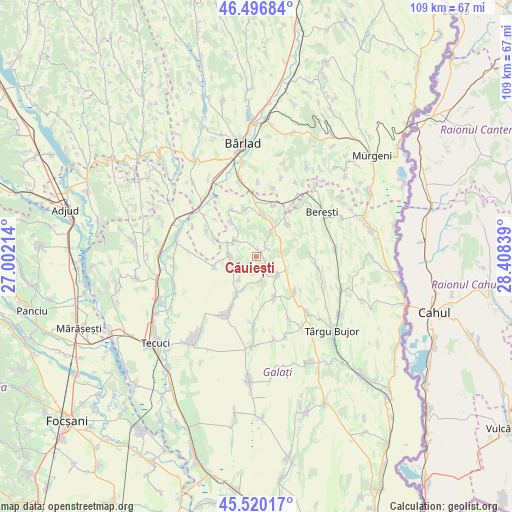 Căuiești on map