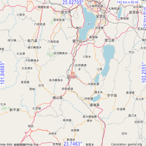 Liqi on map