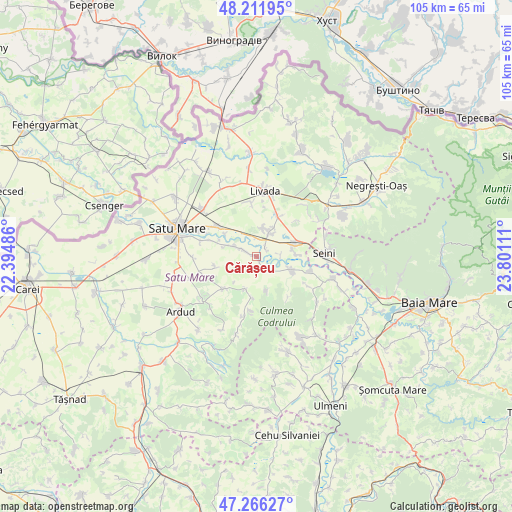 Cărășeu on map