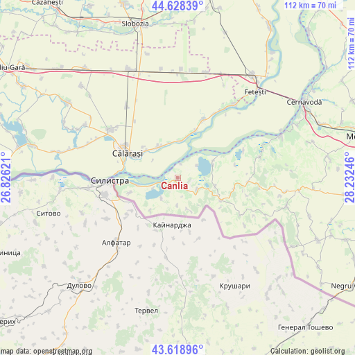 Canlia on map