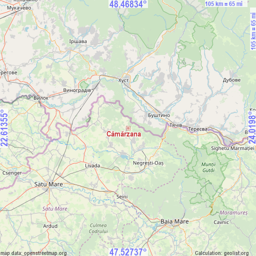 Cămărzana on map