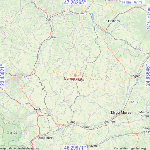 Cămăraşu on map