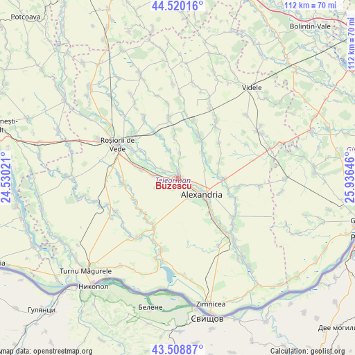 Buzescu on map