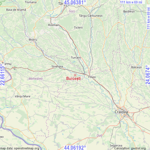 Buicești on map