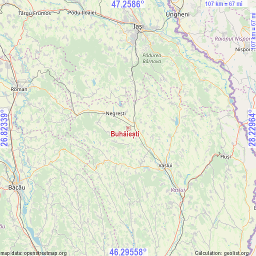 Buhăiești on map