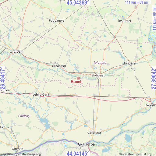 Buești on map