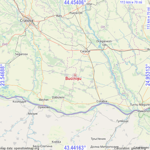 Bucinişu on map