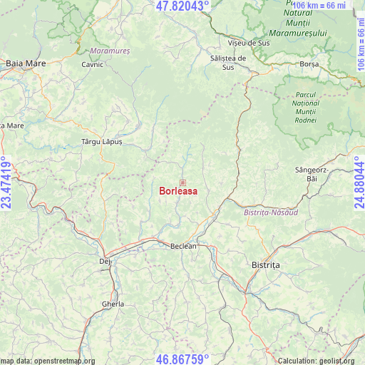 Borleasa on map