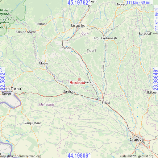 Borăscu on map