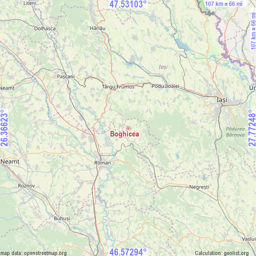 Boghicea on map