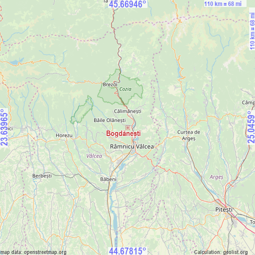 Bogdănești on map