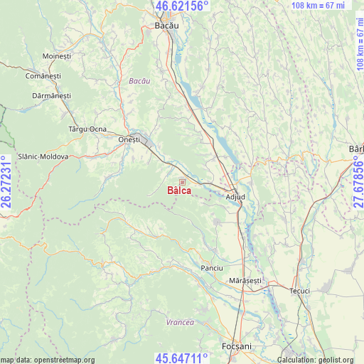 Bâlca on map