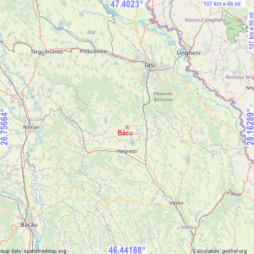 Bâcu on map