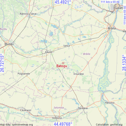 Batogu on map