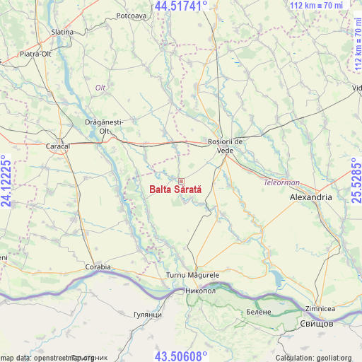 Balta Sărată on map