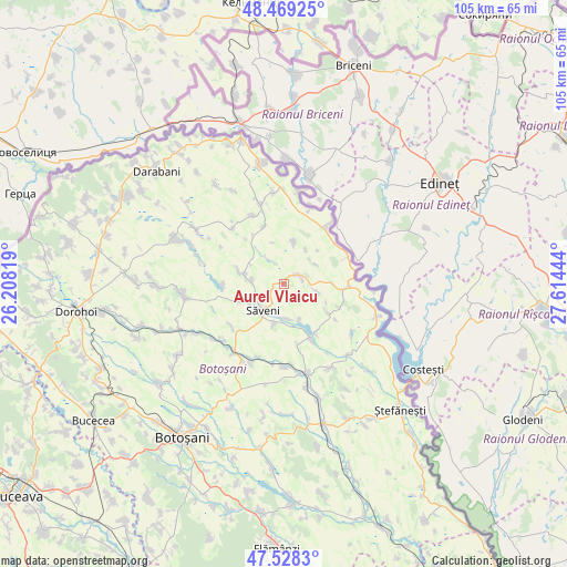 Aurel Vlaicu on map