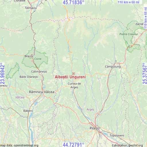 Albeștii Ungureni on map