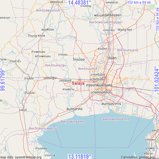 Salaya on map