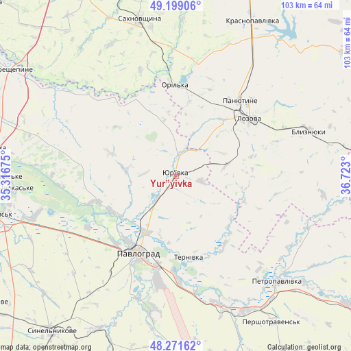 Yur”yivka on map
