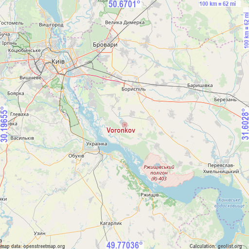 Voronkov on map