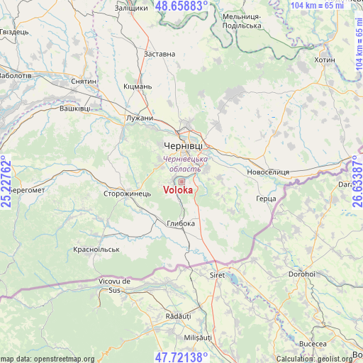 Voloka on map