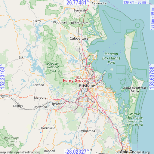 Ferny Grove on map
