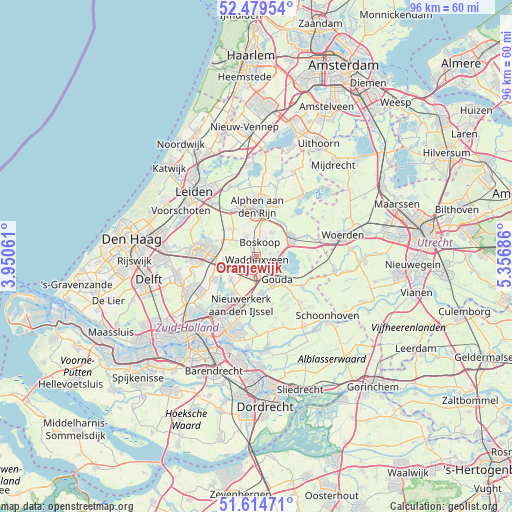 Oranjewijk on map