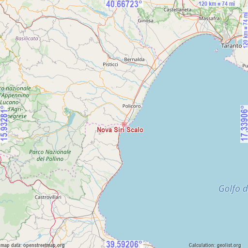 Nova Siri Scalo on map