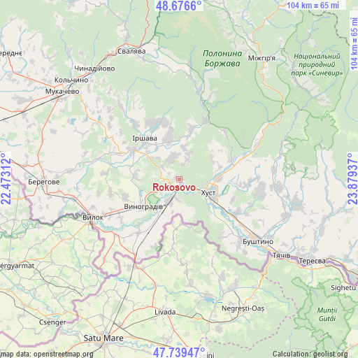 Rokosovo on map