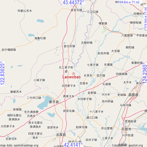 Laowobao on map